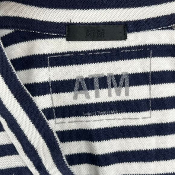 ATM Dress Striped XS Sailor Blue White - Picture 8 of 10